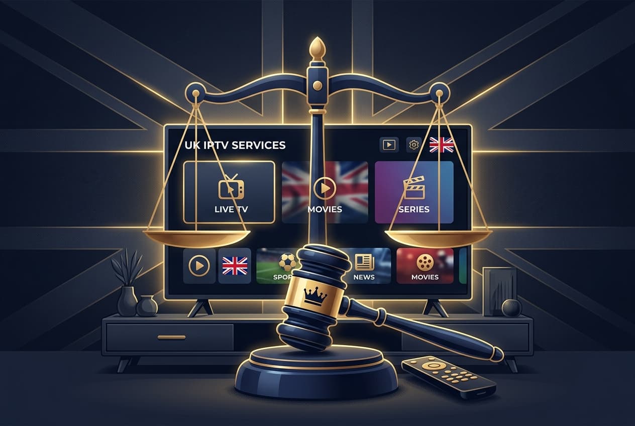 A television screen and a scale representing informed, responsible streaming choices in the UK